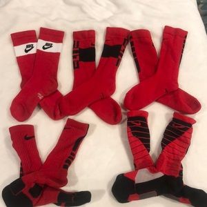 5 pairs of Nike elite socks Lot